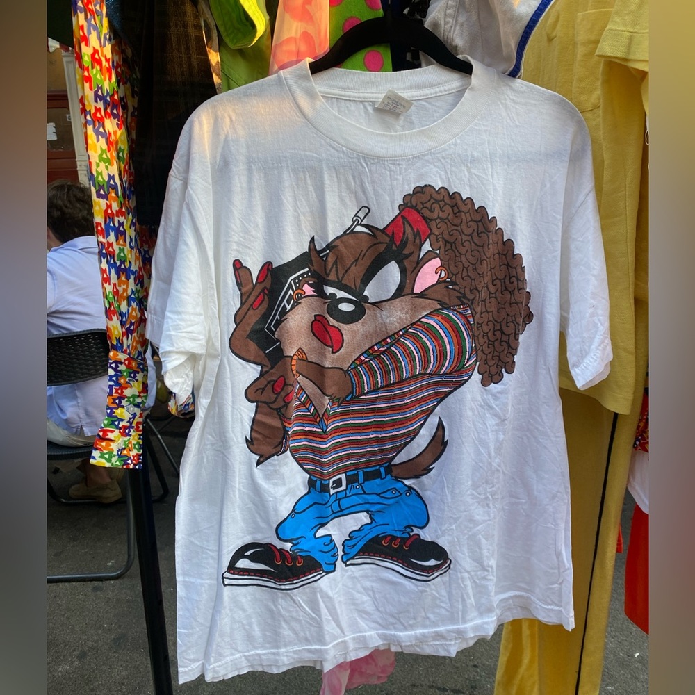 Vintage dead stock Taz and She Devil street west tee